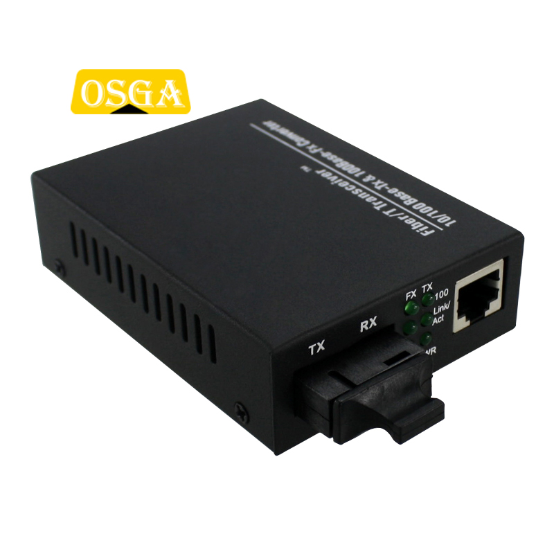 OSGA OFC-452 光電轉(zhuǎn)換器 光纖收發(fā)器 千兆 多模 雙纖 雙芯 1310nm