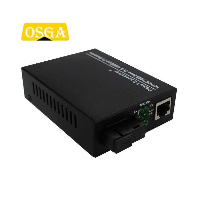 OSGA OFC-451 光電轉(zhuǎn)換器 光纖收發(fā)器 千兆 單模 單纖 單芯 1310nm
